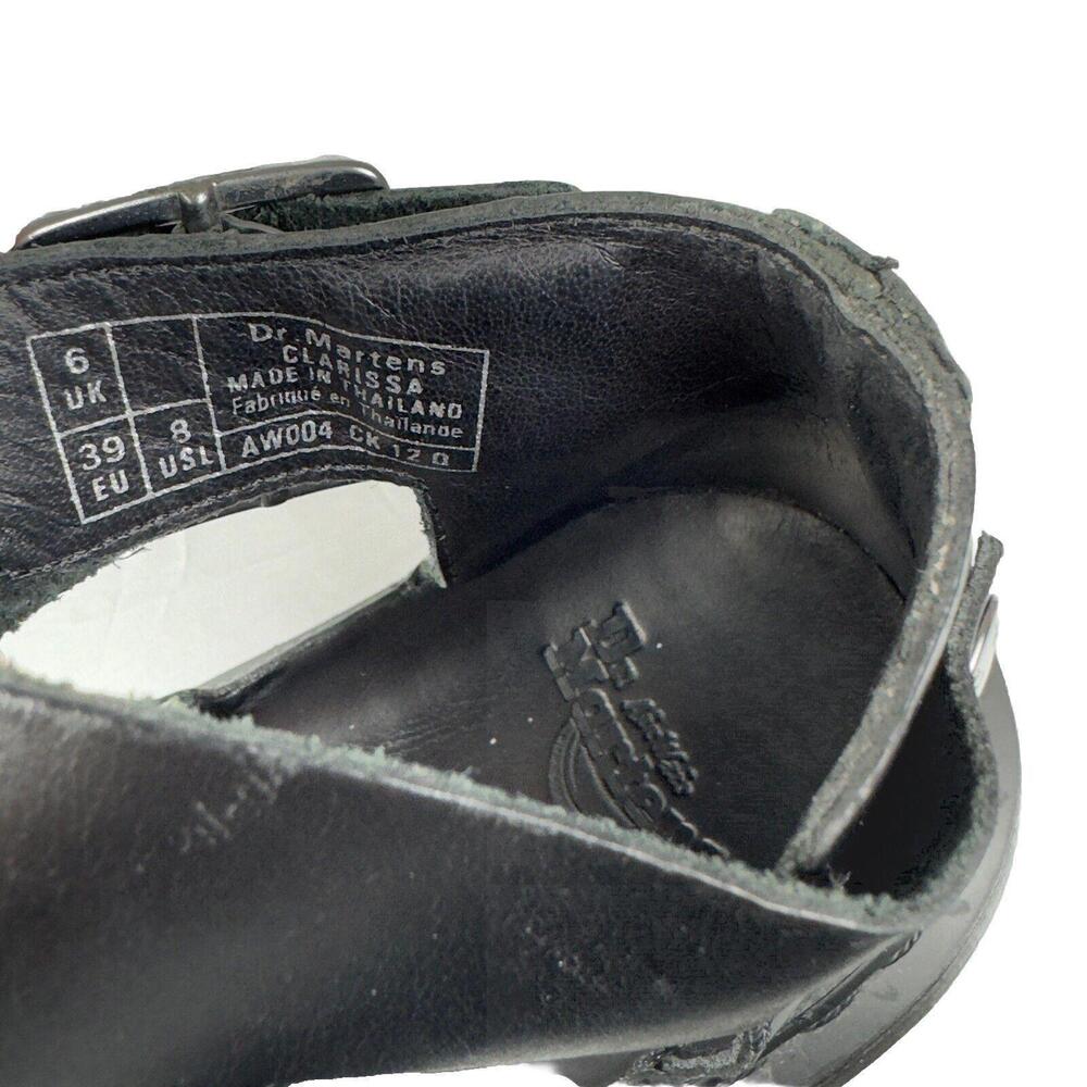 Dr. Martens Women's Clarissa II Gladiator Black Patent Leather Sandals US: 8 - Picture 9 of 15